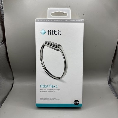 Fitbit Flex 2 Silber Armreif Aktivitätstracker Halter Größe S Originalverpackt