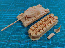 3D Printed 1/72 S-series IS-4 series M62 gun tank Unpainted