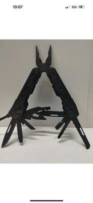 Gerber Truss Folding Multi-Tools Pliers Pocket Knife w/ Sheath - Great  W6