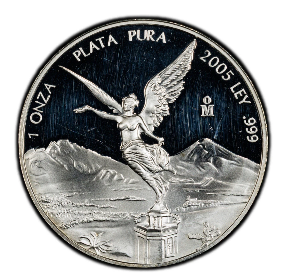 México Libertad 2005 prueba plata graduación profesional PF 63DCAM BAJA COLECCIÓN Foto 2 de 3