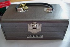 Vintage 1999 Limited Edition Collection Metal Craftsman Mini Tool Box Ornaments