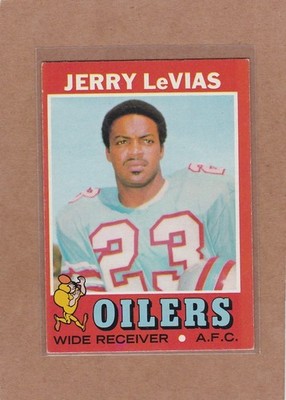 1971 TOPPS FOOTBALL JERRY LEVIAS #240 OILERS EX+ *A41226