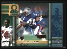 1999 Pacific Omega #143 Ty Law Platinum Blue #/75