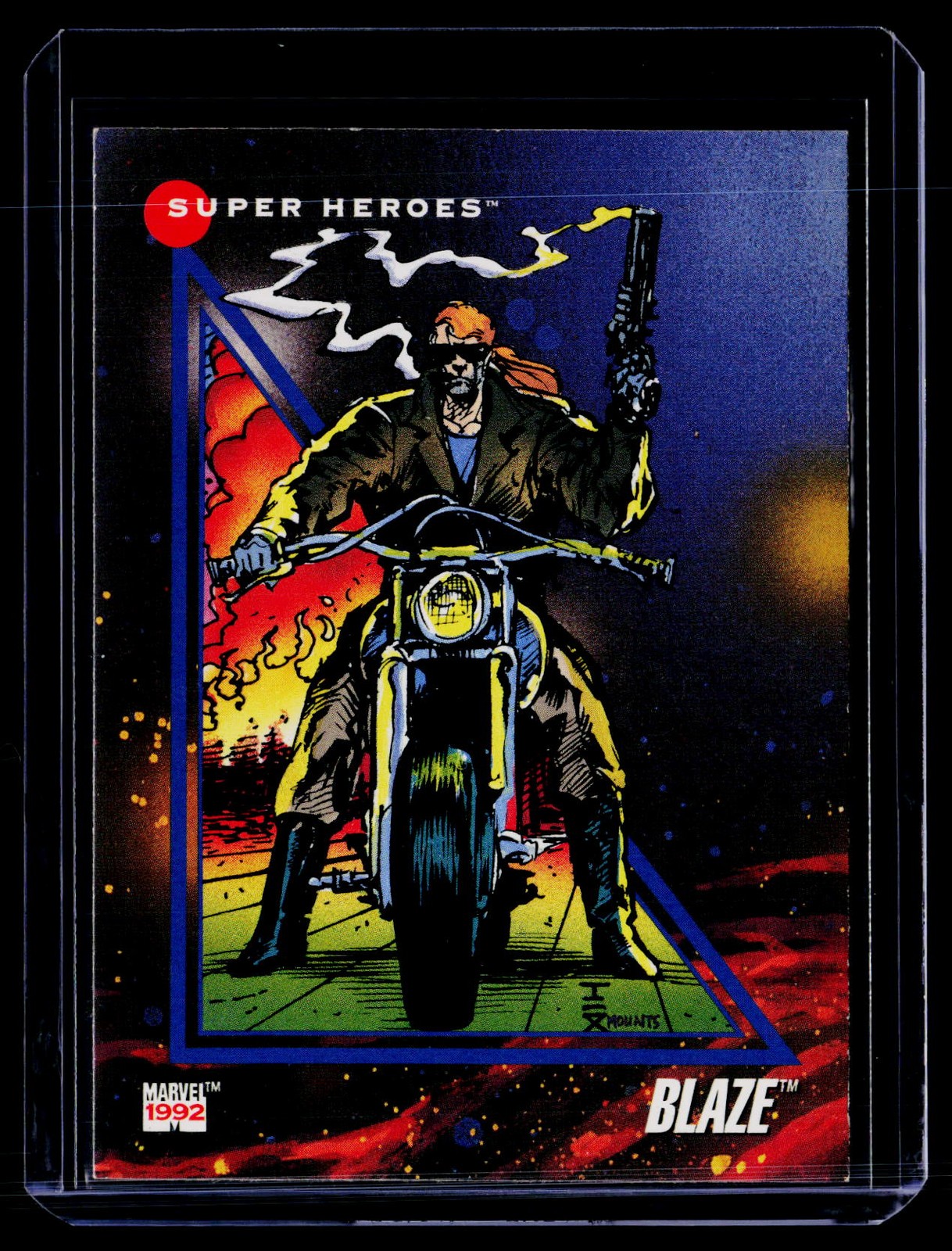 1992 Impel Marvel Universe #44 Blaze C21