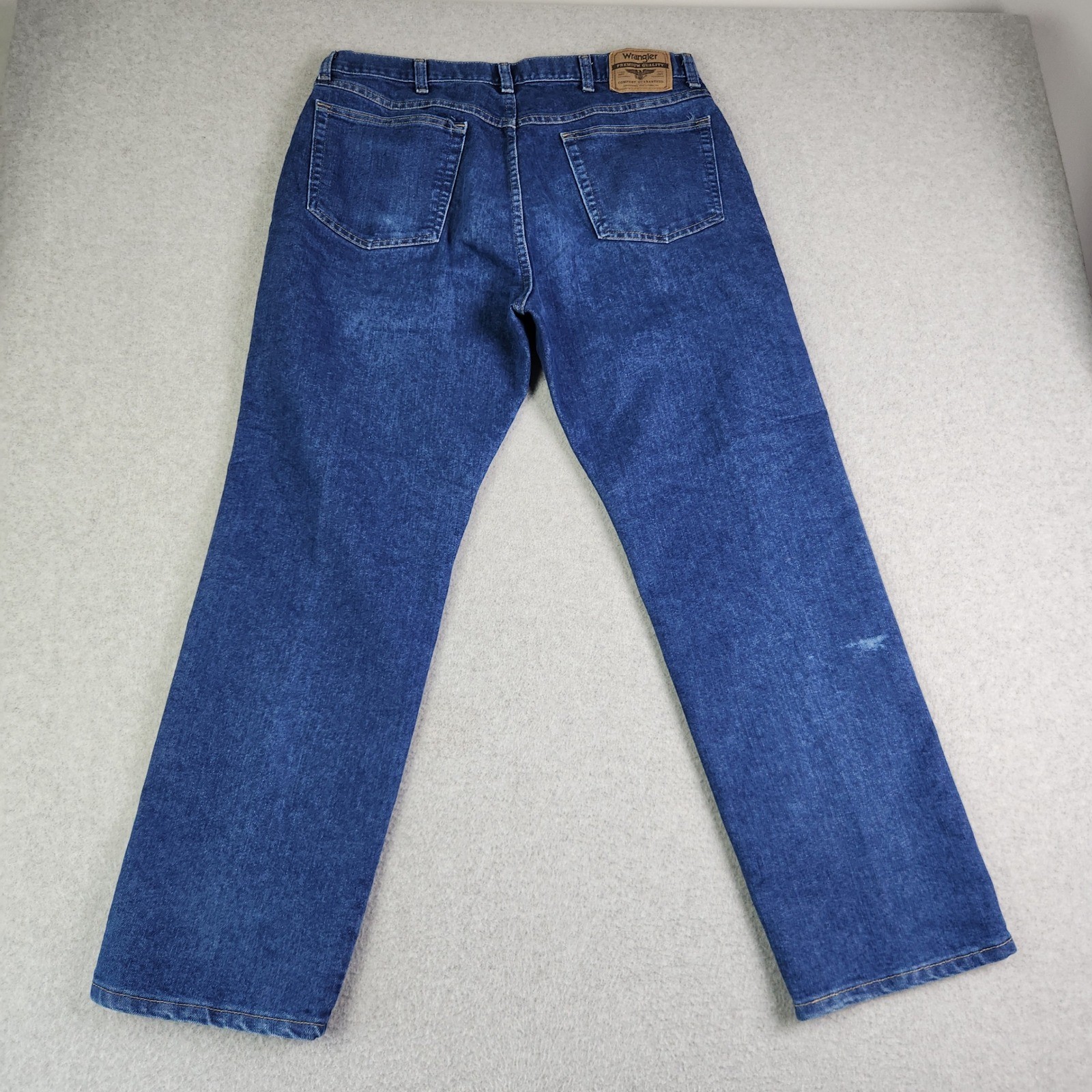 Mens 36x30 Blue Denim Workwear 5-pocket Premium Quality Stra