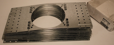 #ad Holdrite HFPCD4 3quot; 4quot; Hydroflame Corrugated Metal Deck Plates Lot of 10 $63.74