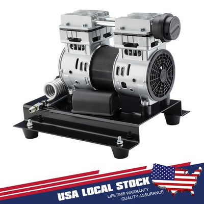 #ad Air Compressor Motor Max 145PSI Pressure 1680RPM 2HP 5.2CFM Oil Free 1500W $147.88