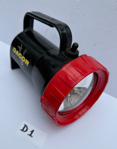Vintage Dacor UL-700 Underwater Scuba Diving Flashlight UNTESTED