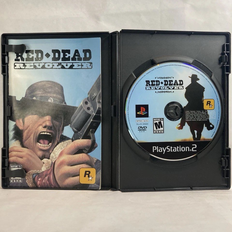 Red Dead Revolver (PlayStation 2, PS2 2004) Complete CIB - Tested Good Condition - Image 3 of 4