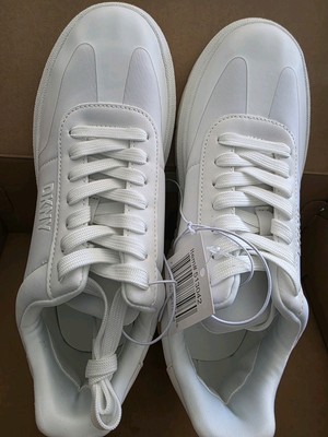 DKNY White Midlands Lace Up Trainers UK UK