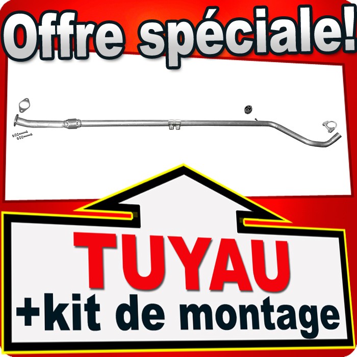 Tuyau intermédiaire pour Fiat Panda 1.2 essence et LPG de rechange