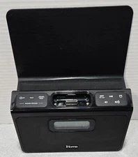 iHome Portable Alarm Clock Stereo Speaker IH24 Works