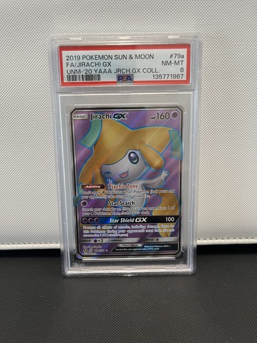 Jirachi-GX graded PSA 8 for sale on eBay