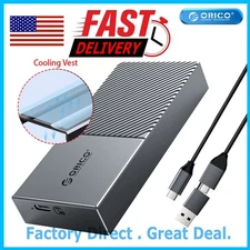 ORICO 40Gbps NVME M.2 SSD Enclosure USB4.0 USB3.1 Gen2 Type-C Aluminum Adapter