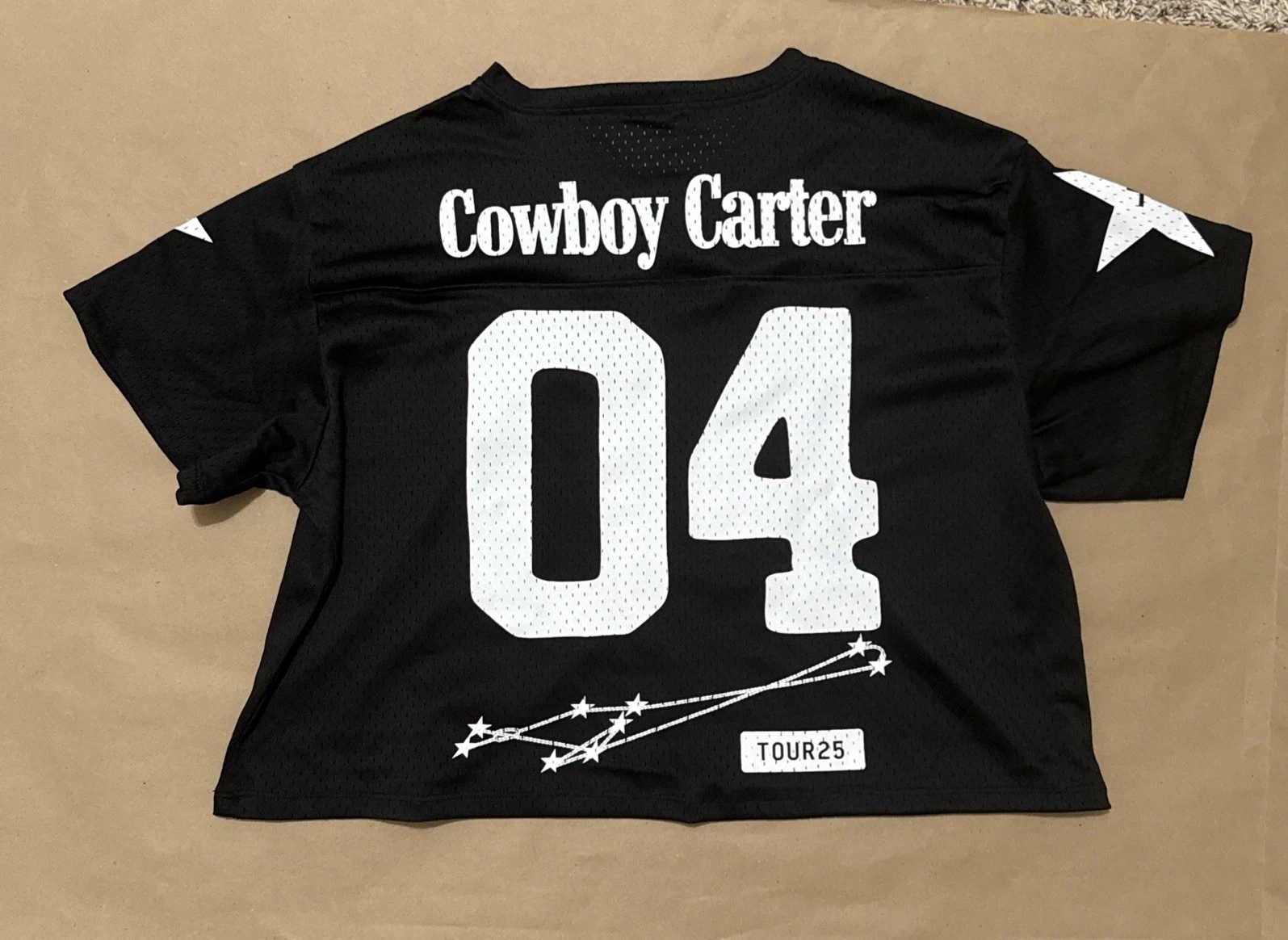 Beyonce Cowboy Carter Concert Jersey Black 2025