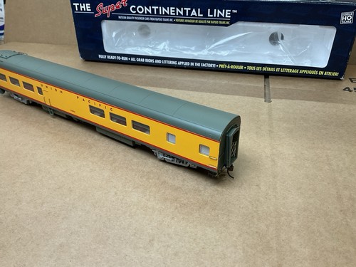 RAPIDO HO SCALE PASSENGER COACH RESTAURANT BAR LOUNGE CAR UNION PACIFIC MODERN ! - Foto 9 di 17