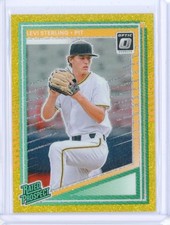 2025 Panini Donruss Optic LEVI STERLING Rookie RC GOLD Glitter FOTL Prizm 3/5