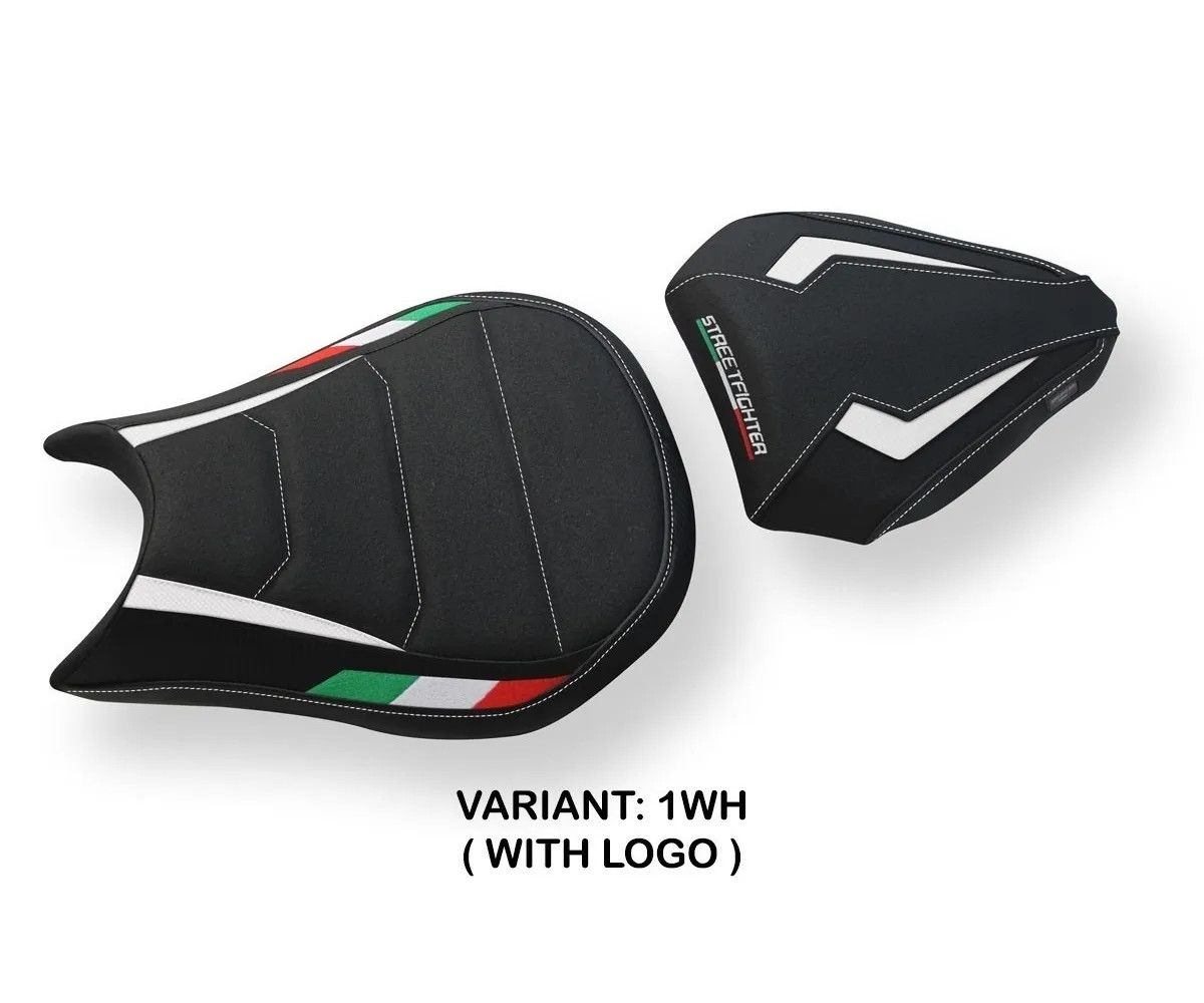 Seat cover Florida Trico Ultragrip White TPZ DUCATI STREETFIGHTER 2009 2015 VB