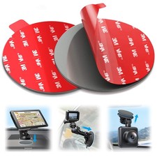 Sticky Adhesive for Dash Cam Suction Cup Mount, 90mm Circle Double Sided Extr...