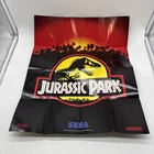 Vintage Sega Genesis Jurassic Park Promotional Poster Game Insert
