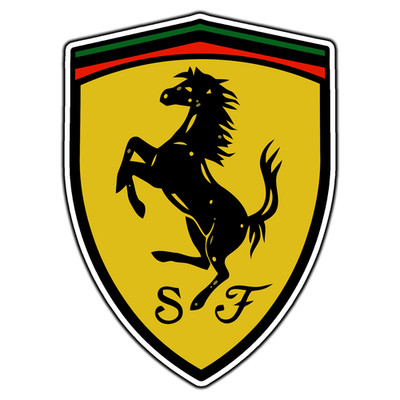 Scuderia Ferrari Crest Logo #2 Sticker Waterproof Vinyl Decal Die-Cut Car