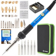 Saldatore Pirografo decorazione incisione legno custodia punte saldatore