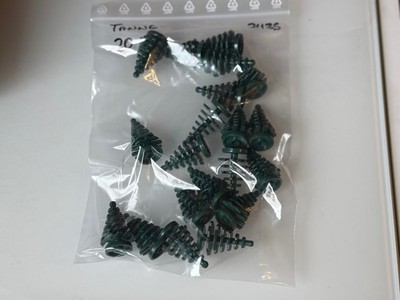 20x LEGO  Tanne klein Baum Fichte Pine Tree small 2x2x4 2435 NEU dunkelgrün