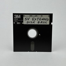 Spectravideo SVI-318/328 SV Extended Disk Basic Floppy 5.25" 3M Vintage Rare