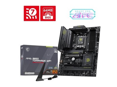 MSI MAG B850 TOMAHAWK WIFI AM5 AMD B850 SATA 6Gb/s 5G Network Wi-Fi7 DDR5 Mother