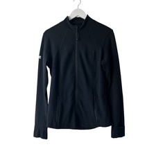 Lululemon Define Jacket Women  s Size 12 Black Full Zip Pockets Sport Workout Gym