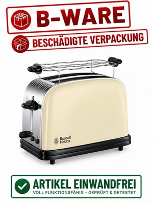 Russell Hobbs Toaster Colours Plus Brotbackautomat Toastautomat creme *B-WareA