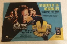 Star Trek Tv Series Vtg Print Ad William Shatner Leonard Nimoy Tpa27