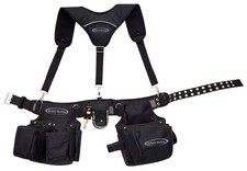 6-Piece Heavy Duty Suspension Rig With Suspenders | Padded Tool Belt with Sus...