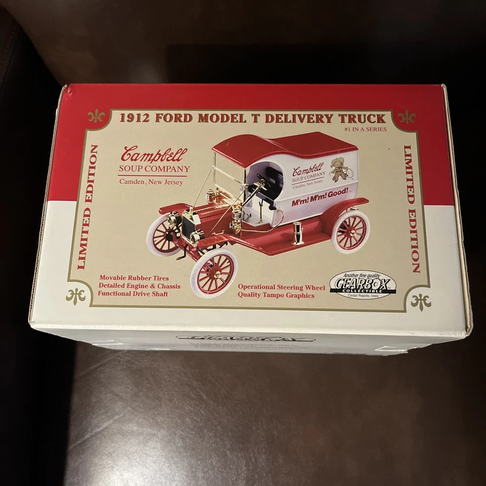 GEARBOX CAMPBELL'S SOUP 1912 FORD MODEL T DELIVERY TRUCK LIMITED EDITION-1:16 - Image 3 of 4