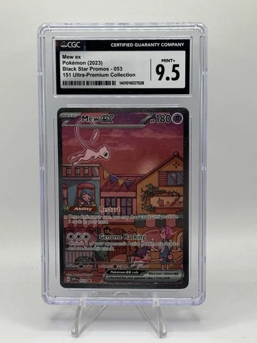 Mew ex (2023) Black Star Promos - 053 151 Ultra-Premium Collection CGC 9.5