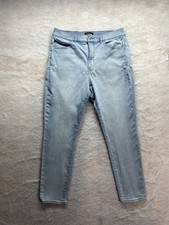 Express Womens size 14 light wash high rise stretch skinny jeans