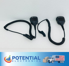 USED - 2x Motorola Impres Speaker Microphone APX Radios with Clip / PMMN4062A