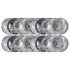 1 oz Silver Round (Varied Condition, Any Mint - Lot of 20) Random Brand