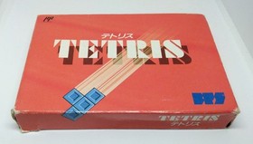 FC Tetris complete equipment [Famicom, game software, box theory, box ,
