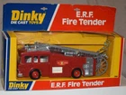 Vintage Dinky No. 266 ERF Fire Tender Truck in Original Box - Diecast