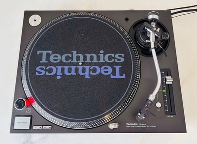 Technics SL-1200 mk5 black ② Technics SL-1200 MK5 Black Direct Drive DJ Turntable From Japan