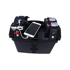 BA 890, RV Battery Box Trolling Motor Smart Battery Box Power Center with