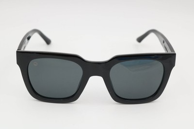 Knockaround Songbirds- Piano Black Black Square Polarized Sunglasses 50-19-145
