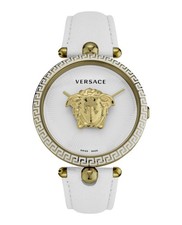 Versace Womens  IP Yellow Gold 39mm Strap Fashion Watch