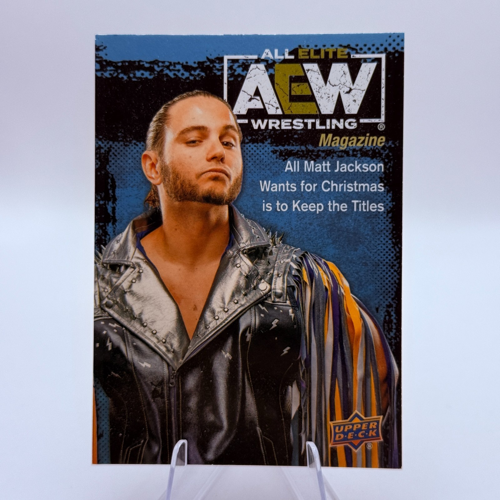 Matt Jackson 2021 Upper Deck AEW All Elite Wrestling Magazine #93 