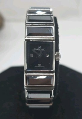 Swarovski Women's Baguette 15mm Quartz Watch, New Battery, 100% Original 