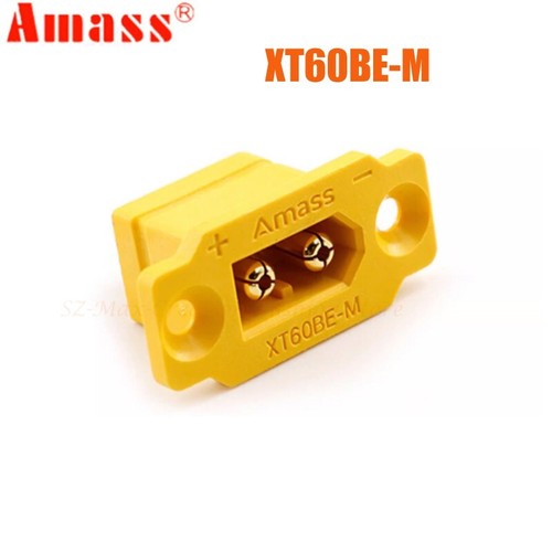 10Pcs Yellow Original AMASS Connector Plug XT60BE-M Male XT60 For RC Drone Car - Imagen 4 de 21