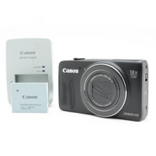 Canon Power Shot SX600 HS Black Compact Digital Camera w/ Charger and Battery