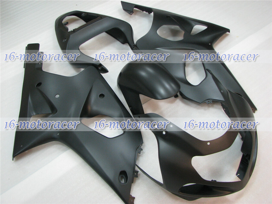 Fairing Matte Black Injection Fit for Suzuki 2000-2002 GSXR 1000 K2 Plastic q#02 image