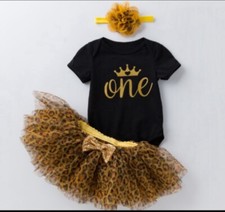 Baby Birthday Tutu Set